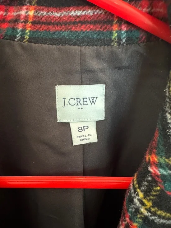 J. Crew tartan plaid wool blazer - Picture 2 of 4